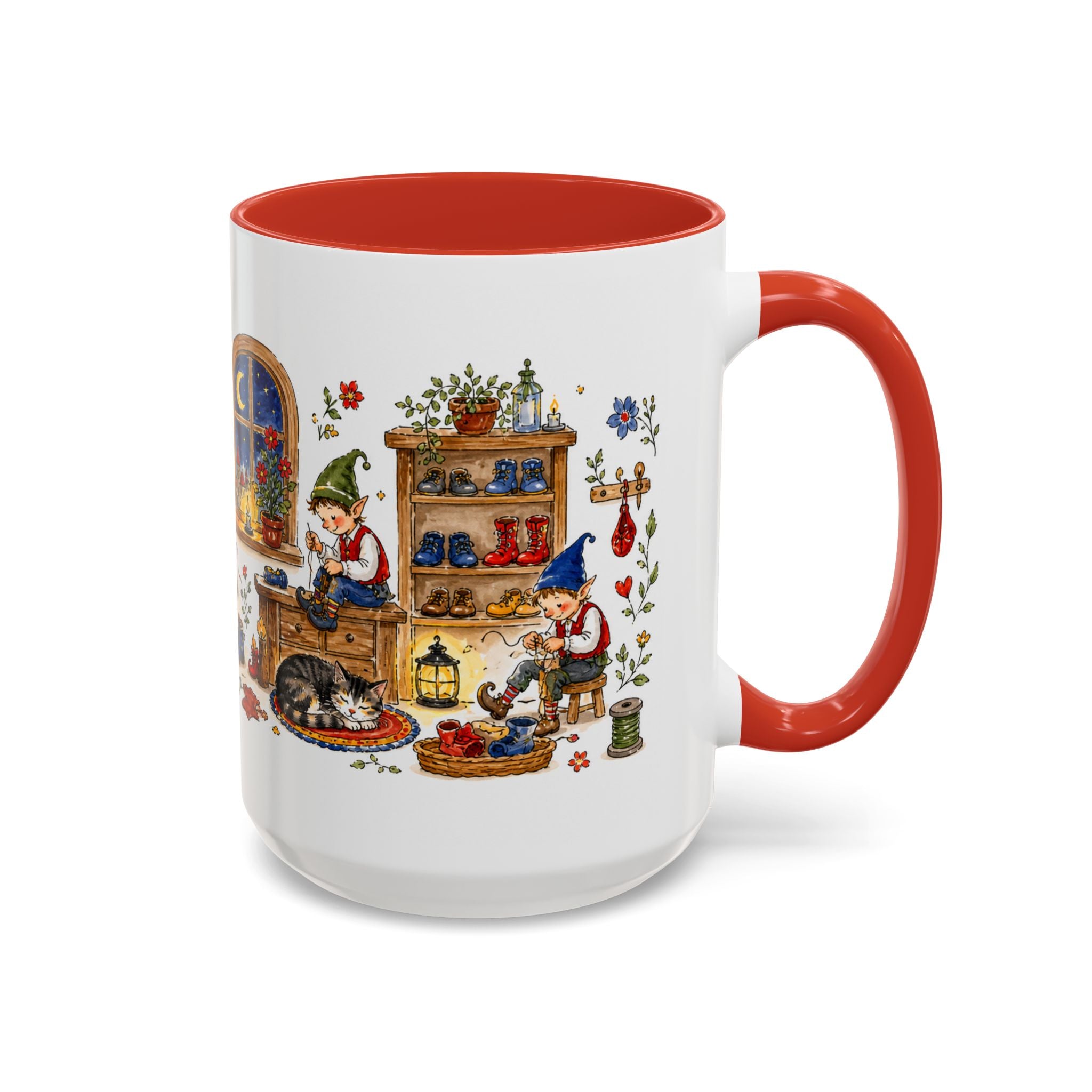 Elves and the Shoemaker Mug | Storybook Accent Coffee Mug | EveryLegend