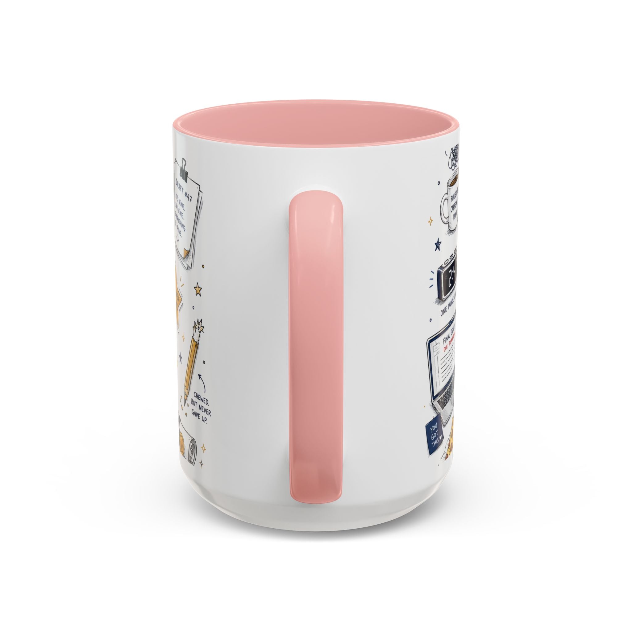 The Tassel Was Worth the Hassle Coffee Mug | Funny Graduation Gift 2026 | Accent Color Ceramic 11oz 15oz