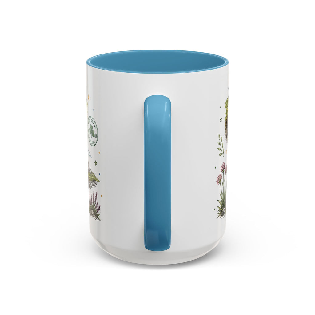 Irish West Coast Coffee Mug | Travel Destination Souvenir Gift | Accent Color Ceramic 11oz 15oz