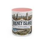 Orkney Islands Mug, Scotland Travel Souvenir, Bucket List Gift, Accent Ceramic Coffee Mug 11oz 15oz