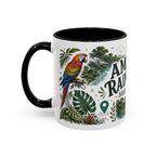 Amazon Rainforest Coffee Mug | Travel Destination Souvenir Gift | Accent Color Ceramic 11oz 15oz
