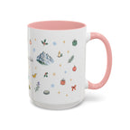 Olympic National Park Christmas Mug | Watercolor Travel Souvenir | Holiday Gift | Accent Ceramic Coffee Cup 11oz 15oz
