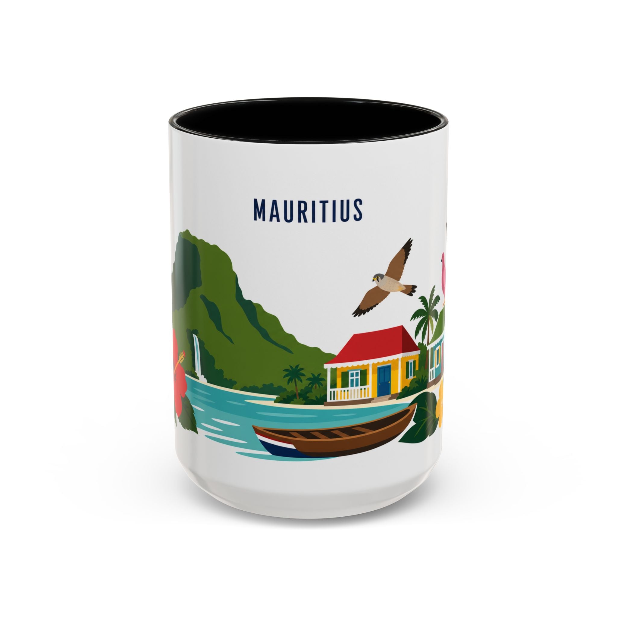 Mauritius Coffee Mug | Travel Souvenir Accent Mug | Country Gift Ceramic Cup 11oz 15oz