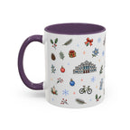 Denver Christmas Mug | Watercolor City Souvenir, Holiday Travel Gift (11oz/15oz)