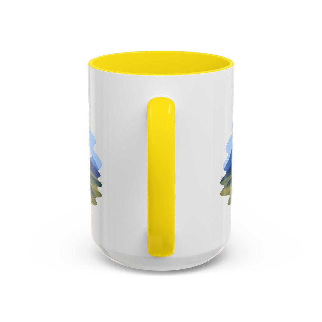 Wrangell-St. Elias National Park Coffee Mug | Solid Color Block Park Souvenir | 11oz 15oz Accent Mug