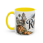 Riverside Coffee Mug | United States Travel Souvenir | Vintage Illustrated City Gift | 11 oz 15 oz Accent Mug