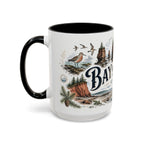 Bay of Fundy Mug, Canada Travel Souvenir, Bucket List Gift, Accent Ceramic Coffee Mug 11oz 15oz