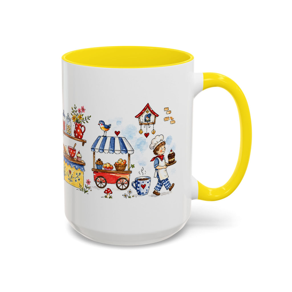Cozy Bakery Village Mug | Storybook Pastry Accent Coffee Mug | EveryLegend