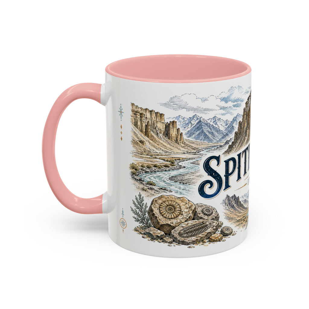 Spiti Valley Mug, India Travel Souvenir, Bucket List Gift, Accent Ceramic Coffee Mug 11oz 15oz