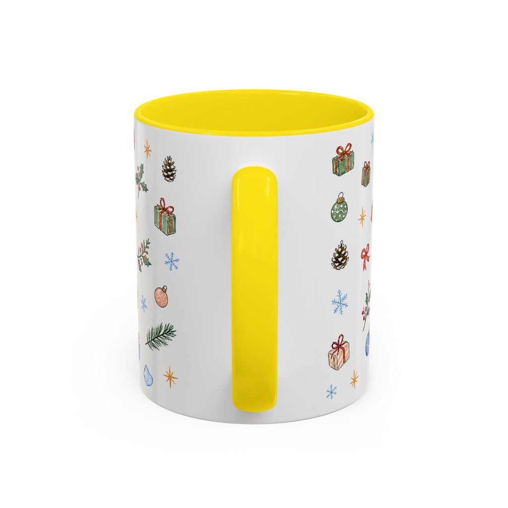 Denali National Park Christmas Mug | Watercolor Travel Souvenir | Holiday Gift | Accent Ceramic Coffee Cup 11oz 15oz