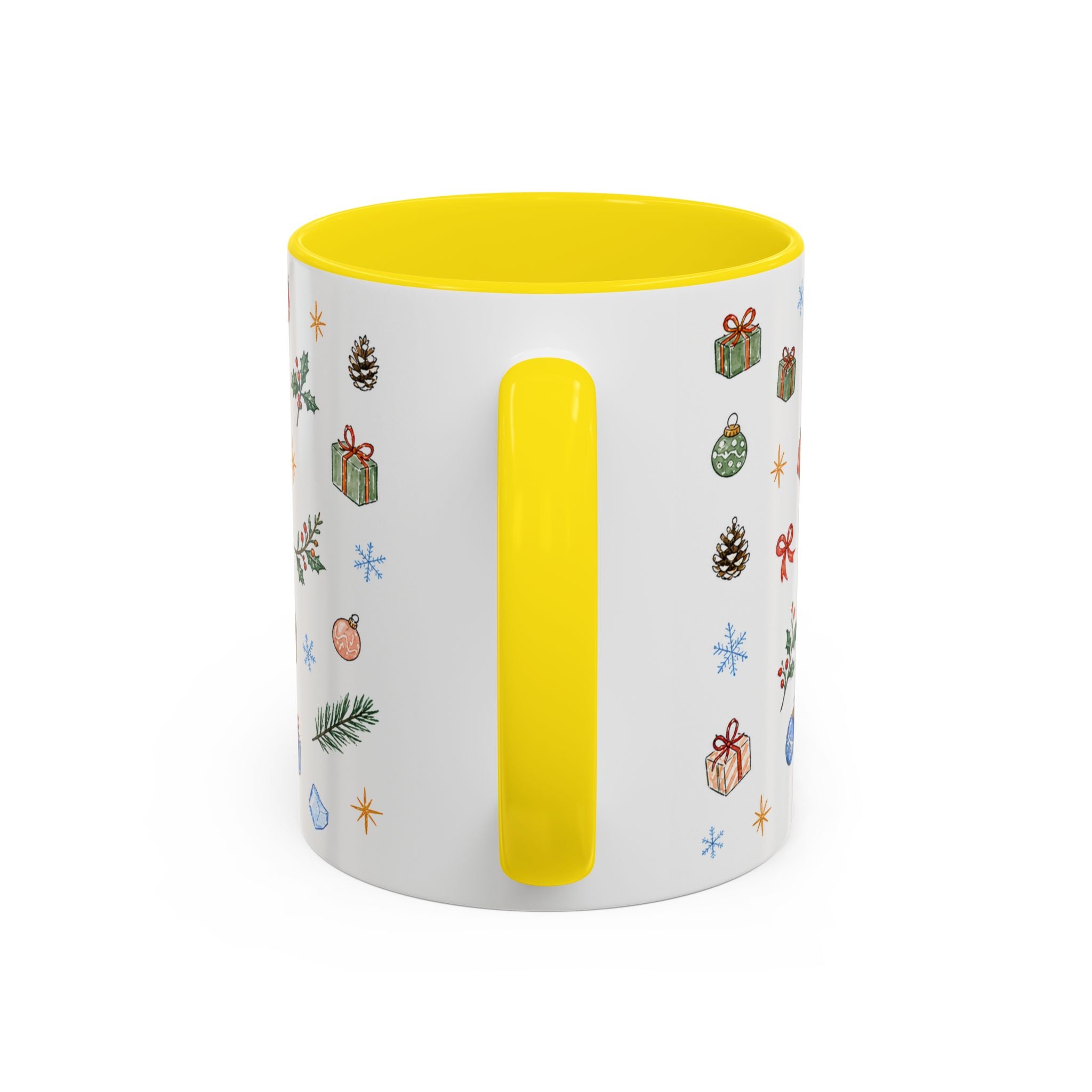 Denali National Park Christmas Mug | Watercolor Travel Souvenir | Holiday Gift | Accent Ceramic Coffee Cup 11oz 15oz