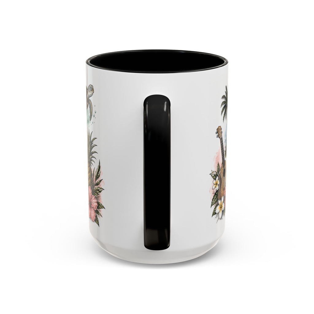 Honolulu Coffee Mug | United States Travel Souvenir | Vintage Illustrated City Gift | 11 oz 15 oz Accent Mug