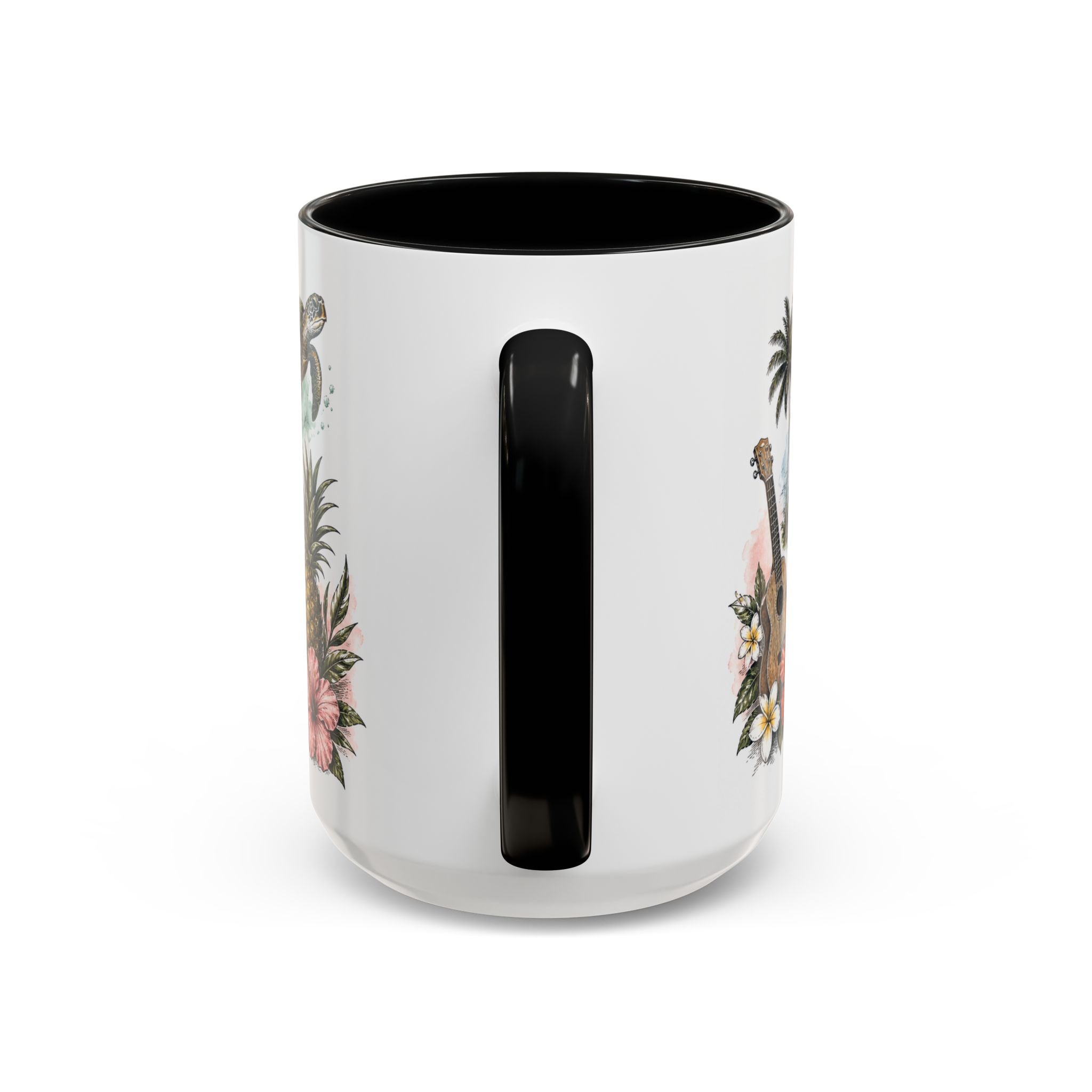 Honolulu Coffee Mug | United States Travel Souvenir | Vintage Illustrated City Gift | 11 oz 15 oz Accent Mug