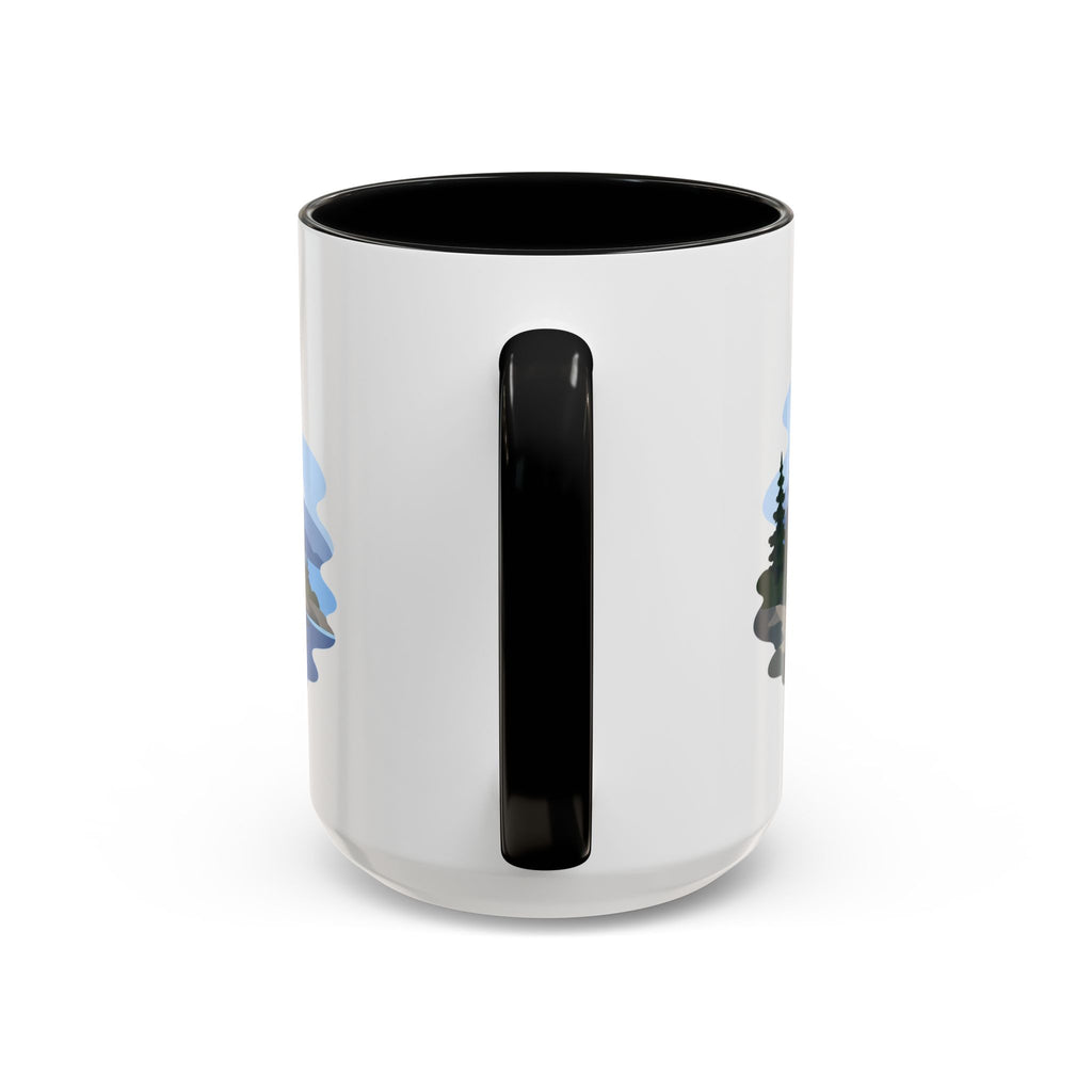 Isle Royale National Park Coffee Mug | Solid Color Block Park Souvenir | 11oz 15oz Accent Mug