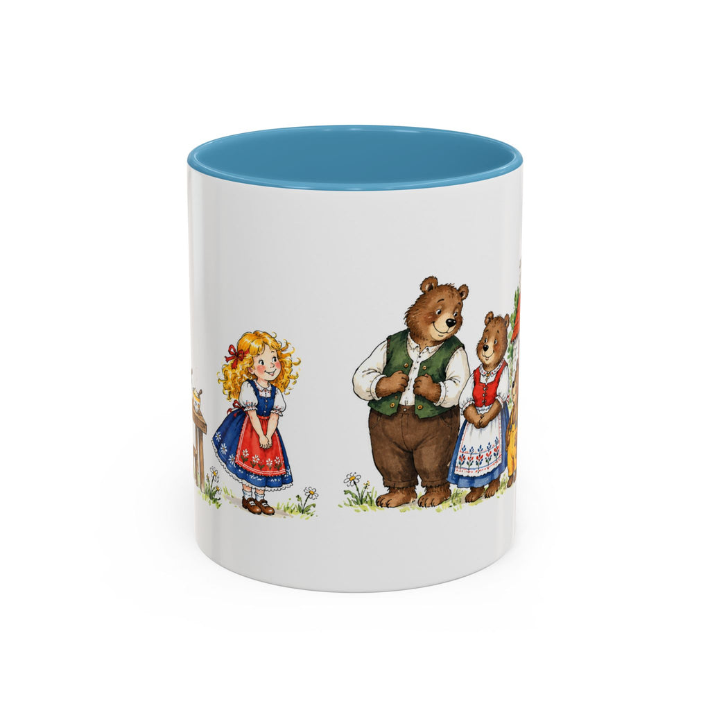 Goldilocks and the Three Bears Mug | Storybook Fairy Tale Accent Coffee Mug | EveryLegend
