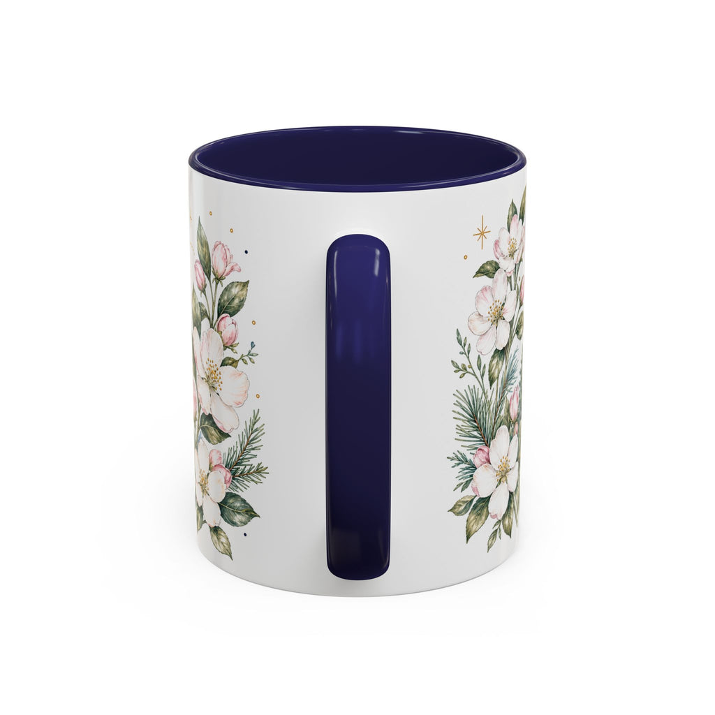 Michigan State Map Mug | Botanical Accents, Lakes Art | Homesick Gift