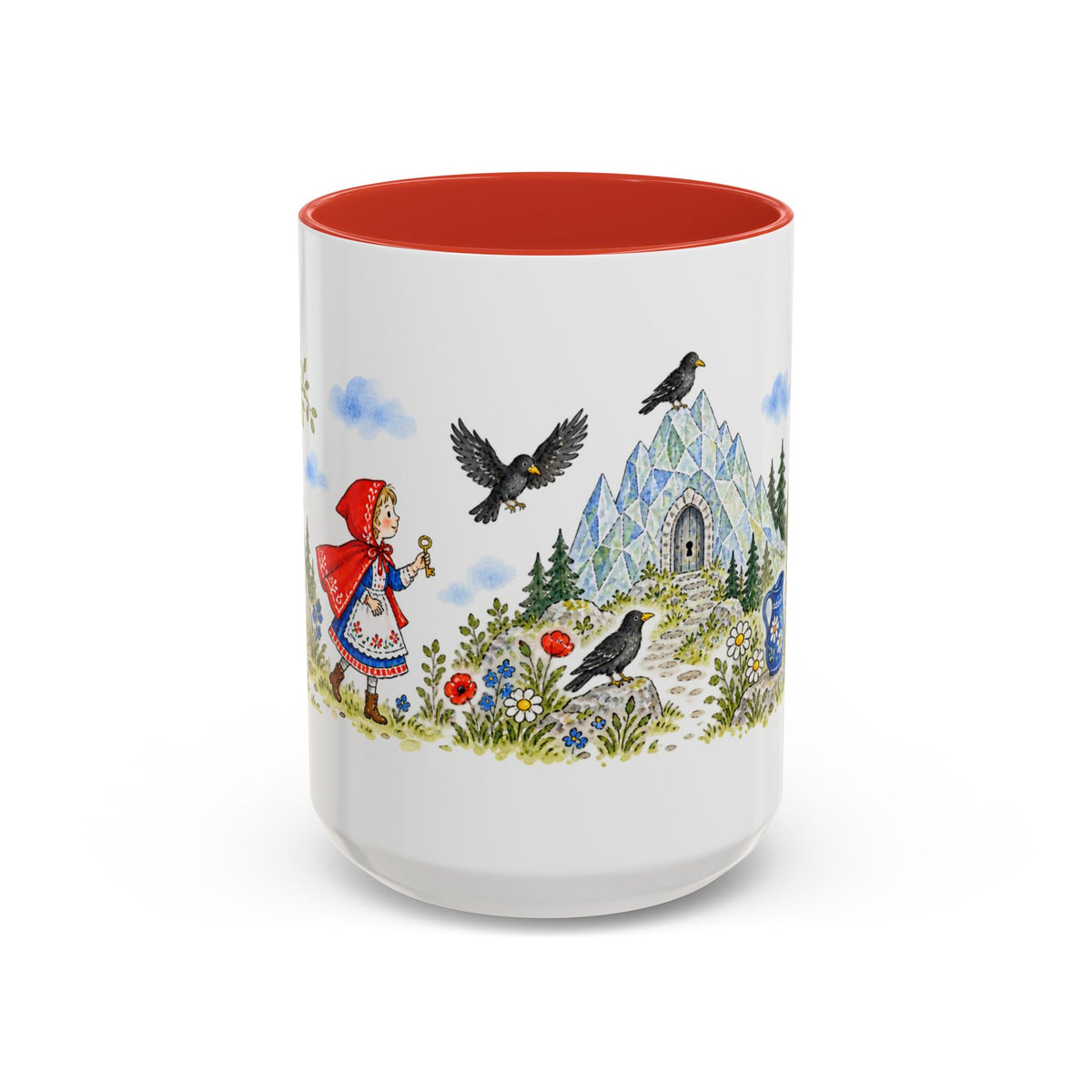The Seven Ravens Mug | Storybook Fairy Tale Accent Coffee Mug | EveryLegend