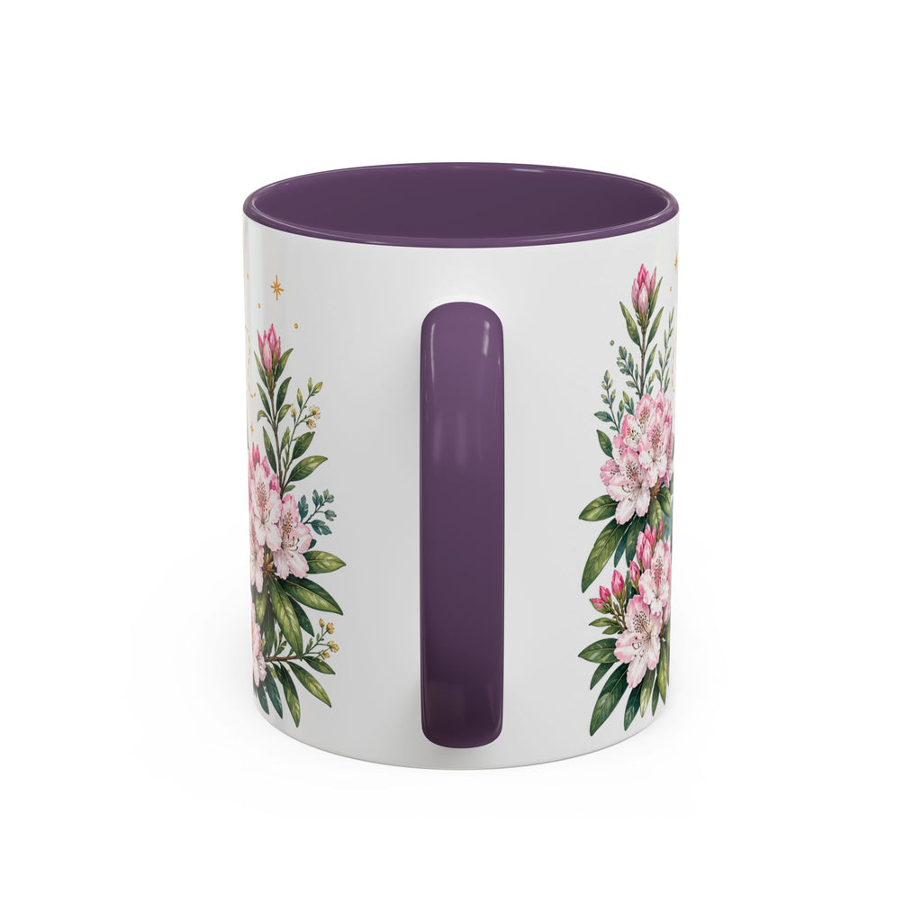 West Virginia State Map Mug | Appalachian Bridge, Rhododendron Accent Coffee Cup