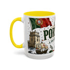 Portugal Soccer Coffee Mug | World Cup Fan Gift | Accent Color Ceramic 11oz 15oz Match Day Cup