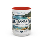 Abel Tasman Coast Mug, New Zealand Travel Souvenir, Bucket List Gift, Accent Ceramic Coffee Mug 11oz 15oz