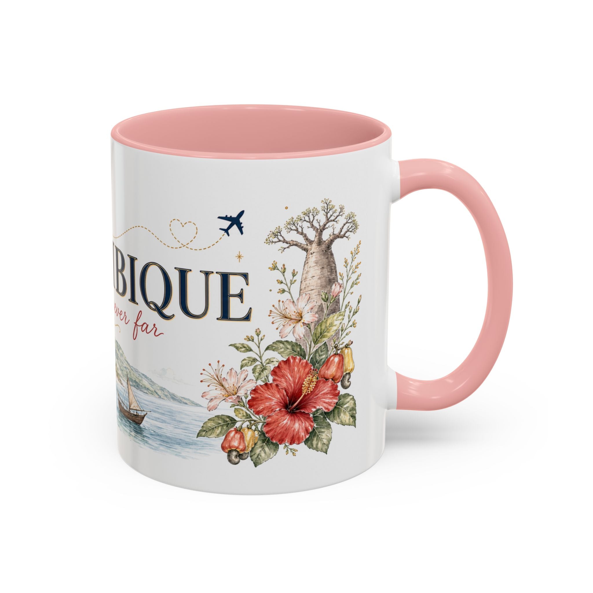 Mozambique Home Country Mug | Moving Away Gift | Long Distance Friendship | 11 oz 15 oz Accent Mug