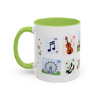 Vienna Coffee Mug | Postage Stamp Collage Mug | Travel Souvenir Accent Cup 11oz 15oz