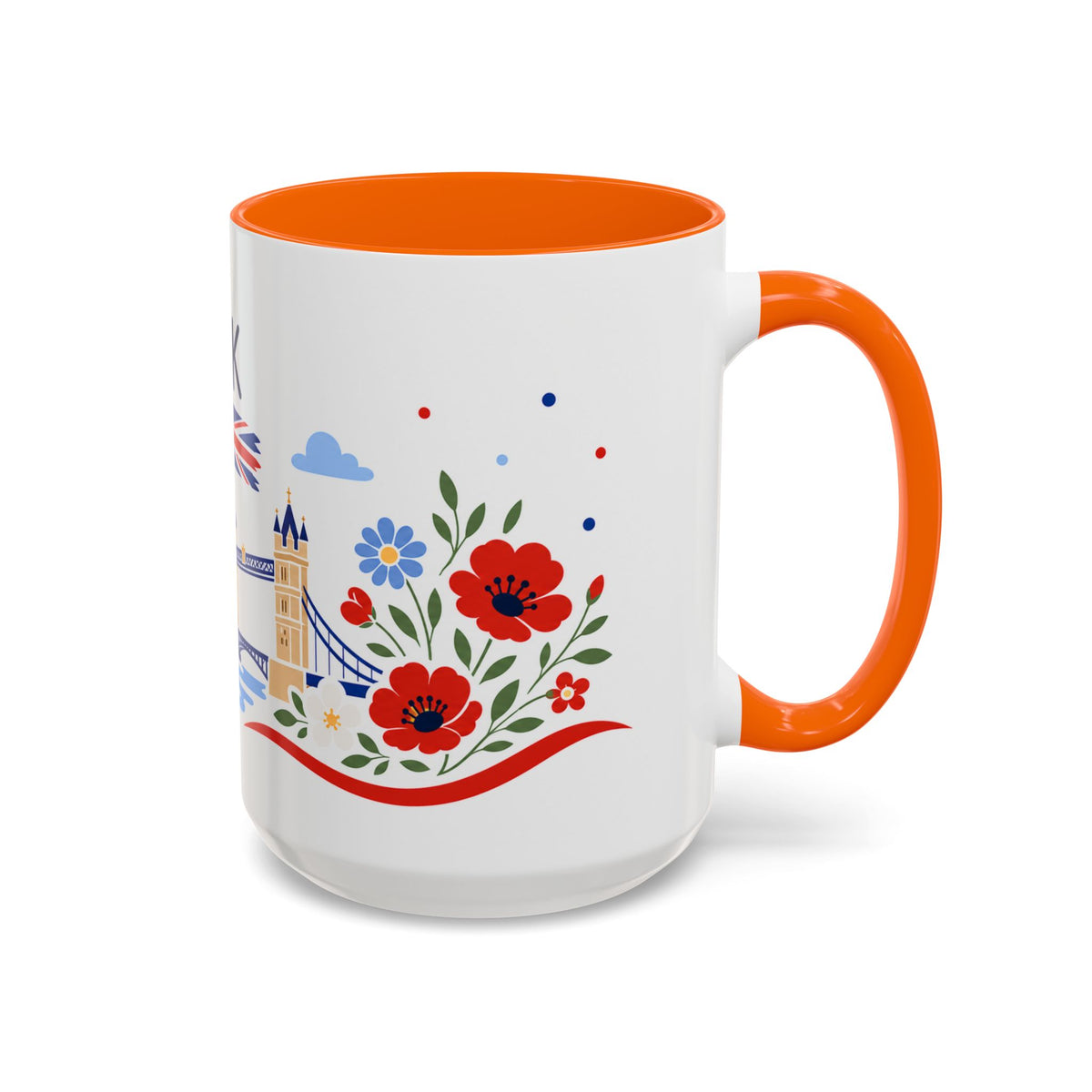 United Kingdom Coffee Mug | Travel Souvenir Accent Mug | Country Gift Ceramic Cup 11oz 15oz