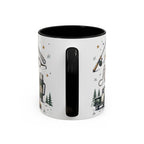 Grandpa The Legend Coffee Mug | Gift From Grandkids | Accent Color Ceramic 11oz 15oz