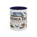 Joshua Tree Coffee Mug | National Park Desert Camping Gift | Accent Color Ceramic 11oz 15oz