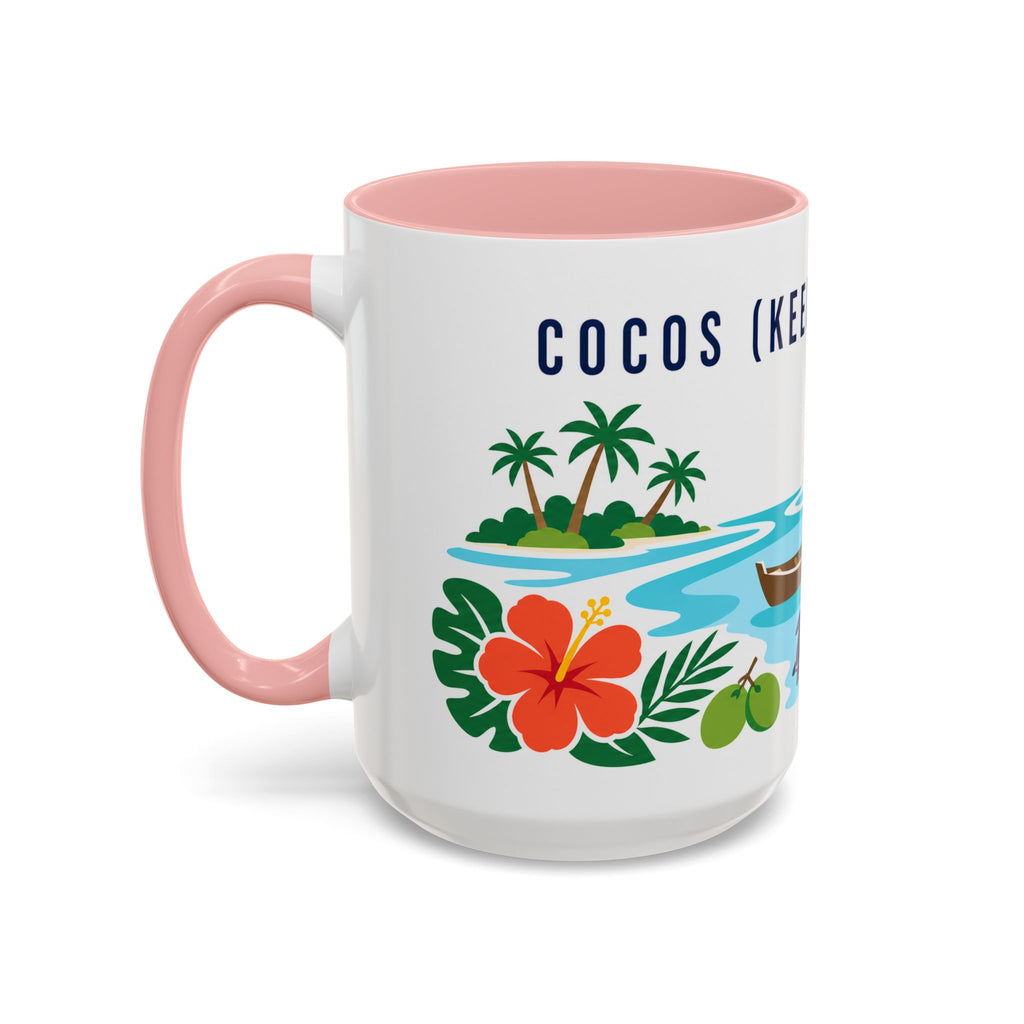 Cocos (Keeling) Islands Coffee Mug | Travel Souvenir Accent Mug | Country Gift Ceramic Cup 11oz 15oz