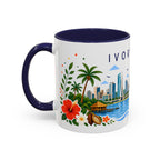 Ivory Coast Coffee Mug | Travel Souvenir Accent Mug | Place Gift Ceramic Cup 11oz 15oz