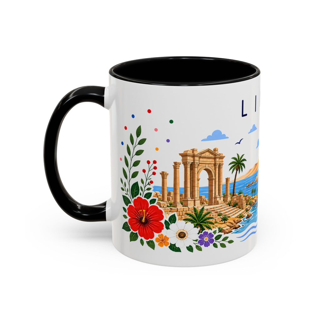 Libya Coffee Mug | Travel Souvenir Accent Mug | Place Gift Ceramic Cup 11oz 15oz