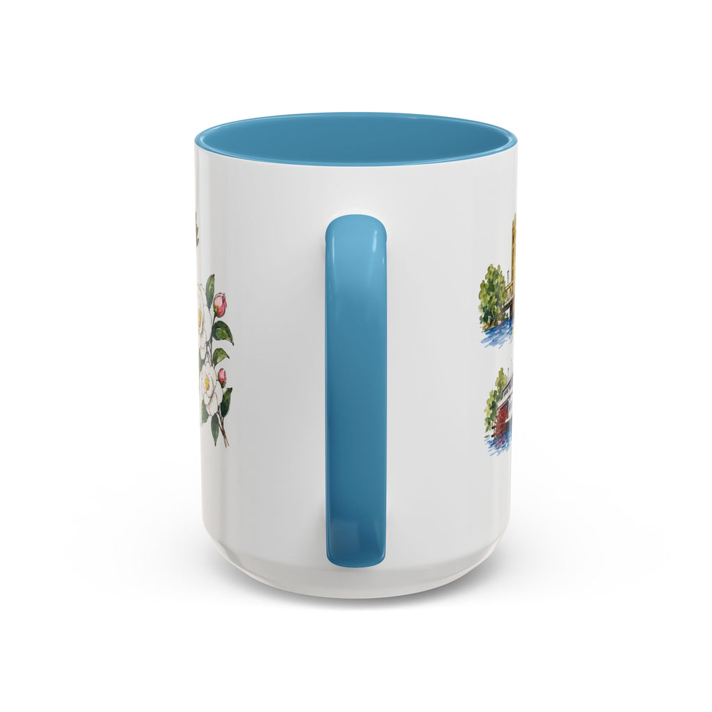 Sacramento Illustrated Travel Mug | City Souvenir Accent Coffee Mug | 11oz 15oz Ceramic Cup