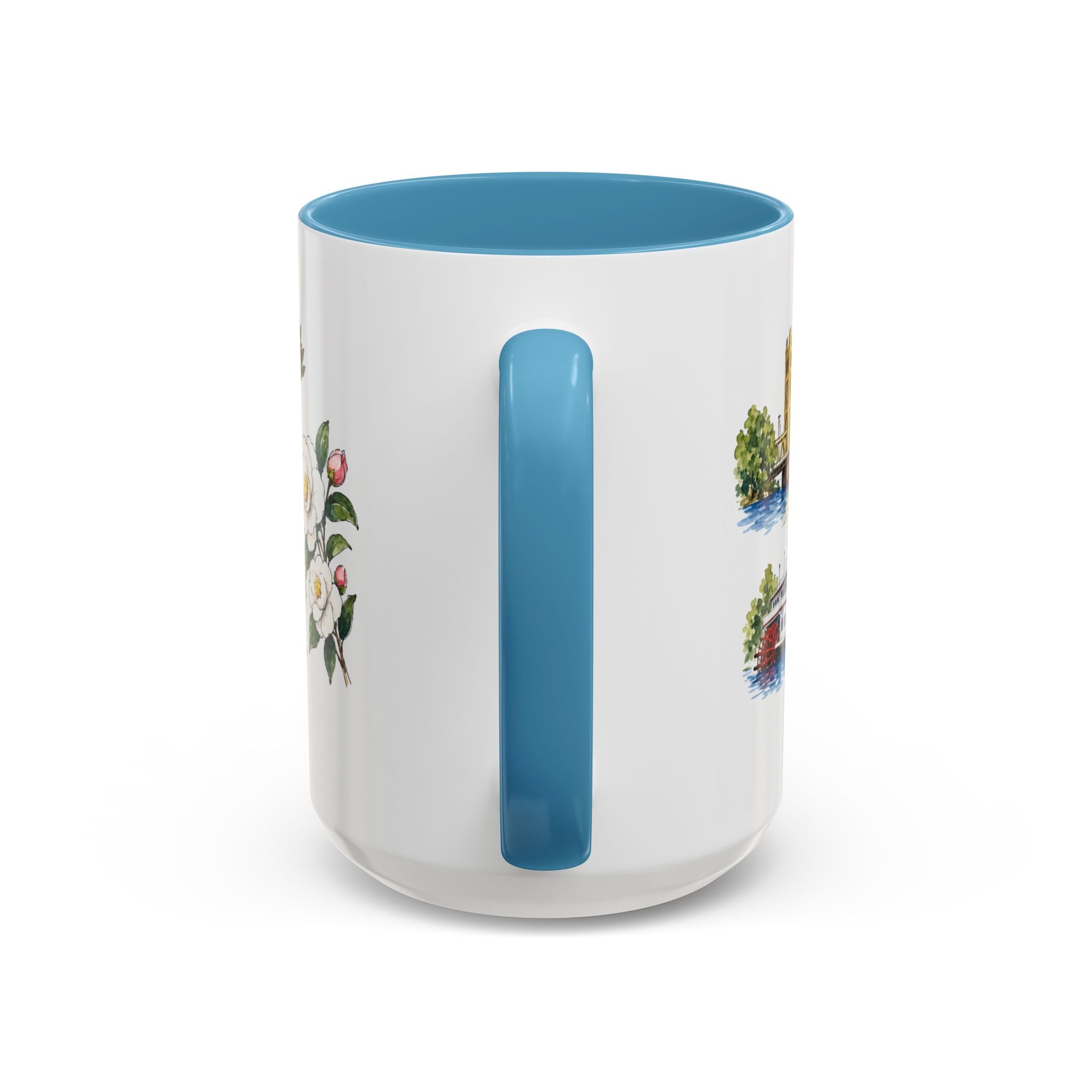 Sacramento Illustrated Travel Mug | City Souvenir Accent Coffee Mug | 11oz 15oz Ceramic Cup