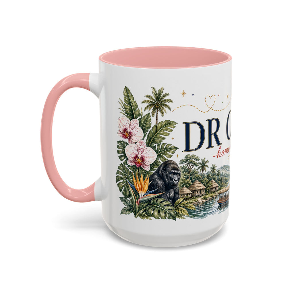 DR Congo Home Country Mug | Moving Away Gift | Long Distance Friendship | 11 oz 15 oz Accent Mug