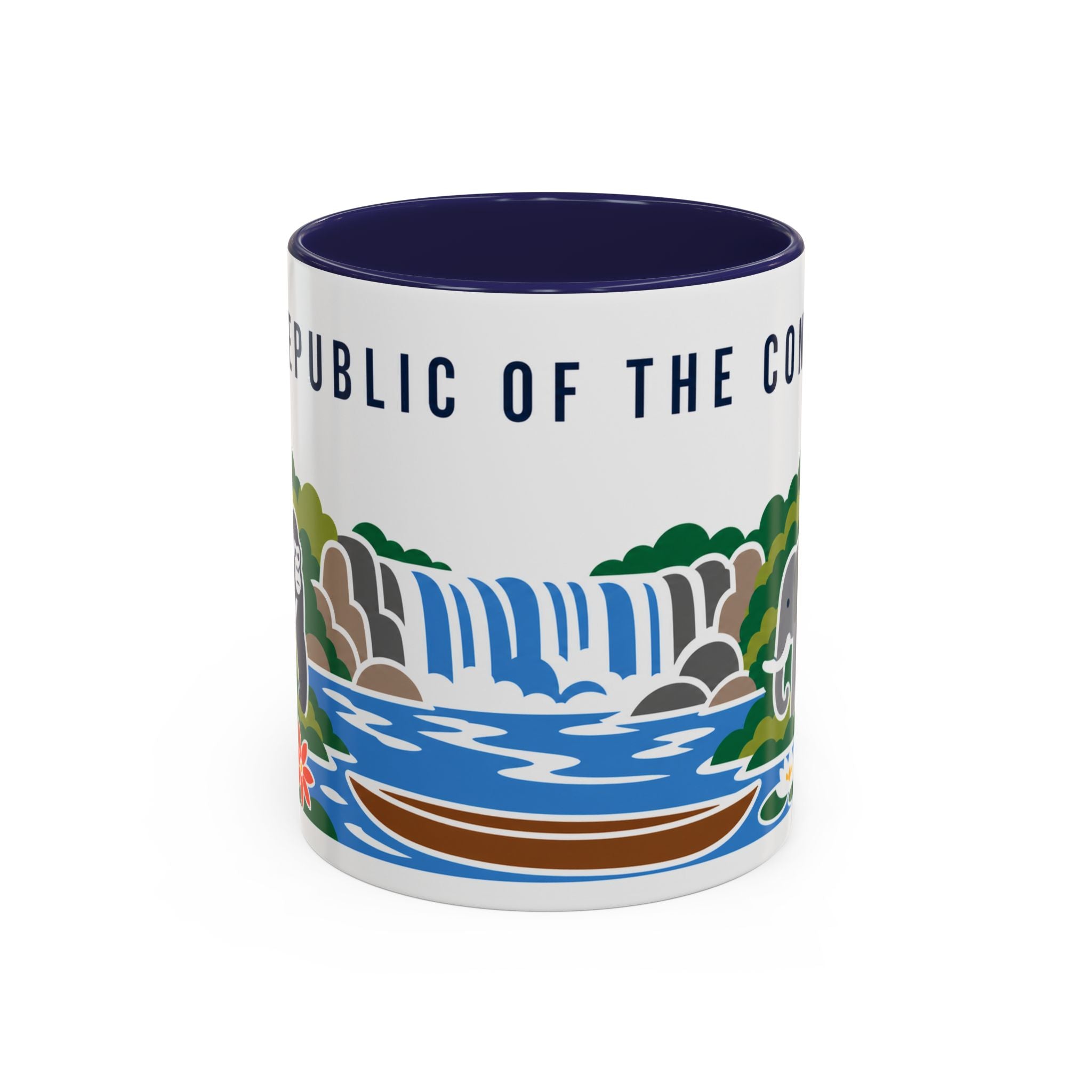 Republic of the Congo Coffee Mug | Travel Souvenir Accent Mug | Country Gift Ceramic Cup 11oz 15oz