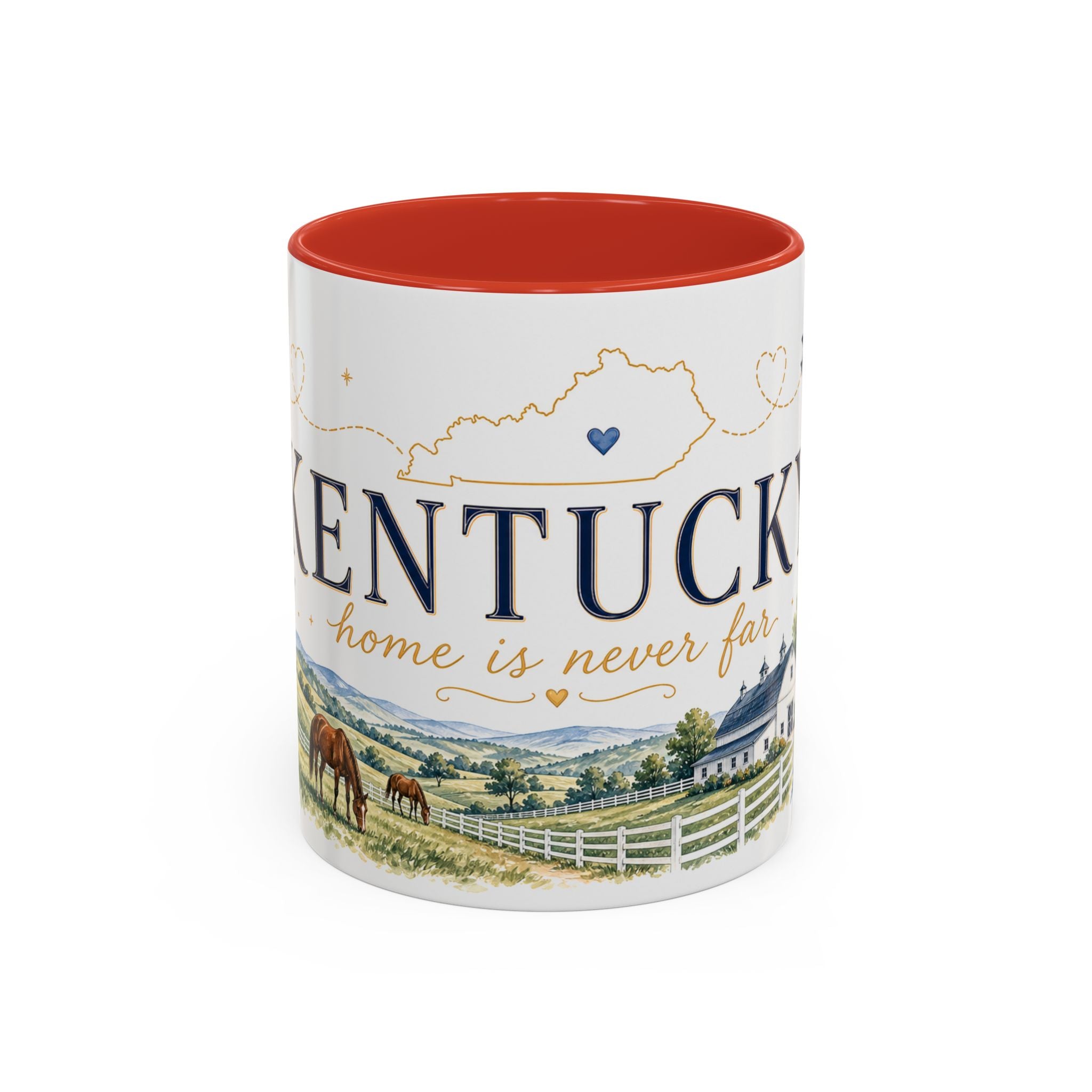 Kentucky Home State Mug | Moving Away Gift | Long Distance Friendship Coffee Cup | 11oz 15oz Accent Mug