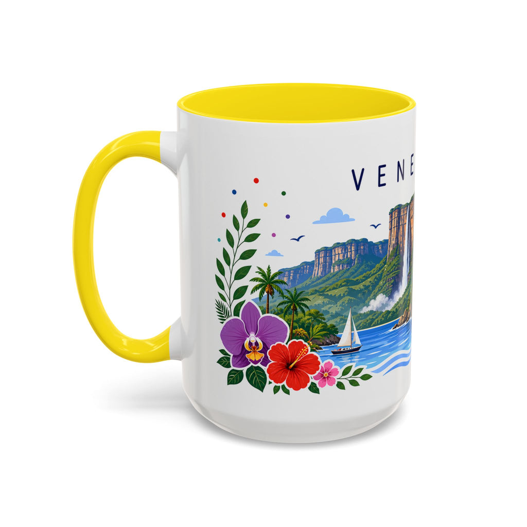 Venezuela Coffee Mug | Travel Souvenir Accent Mug | Place Gift Ceramic Cup 11oz 15oz