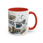 Orkney Islands Mug, Scotland Travel Souvenir, Bucket List Gift, Accent Ceramic Coffee Mug 11oz 15oz