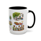 Seville Illustrated Travel Mug | City Souvenir Accent Coffee Mug | 11oz 15oz Ceramic Cup