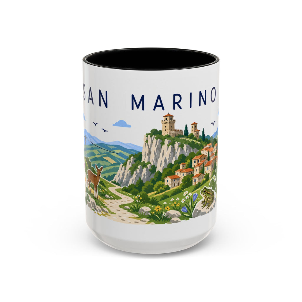 San Marino Coffee Mug | Travel Souvenir Accent Mug | Country Gift Ceramic Cup 11oz 15oz