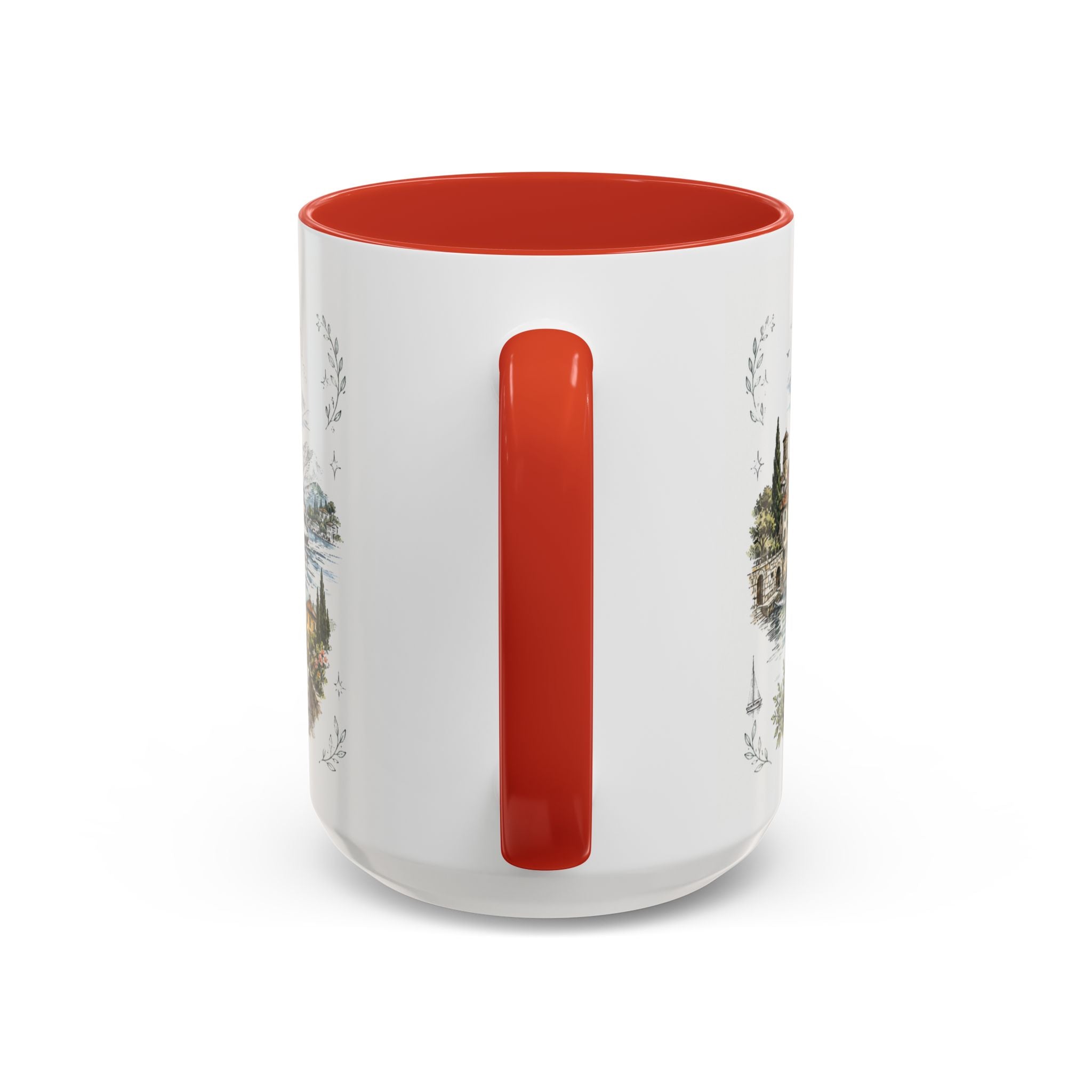 Lake Como Mug, Italy Travel Souvenir, Bucket List Gift, Accent Ceramic Coffee Mug 11oz 15oz