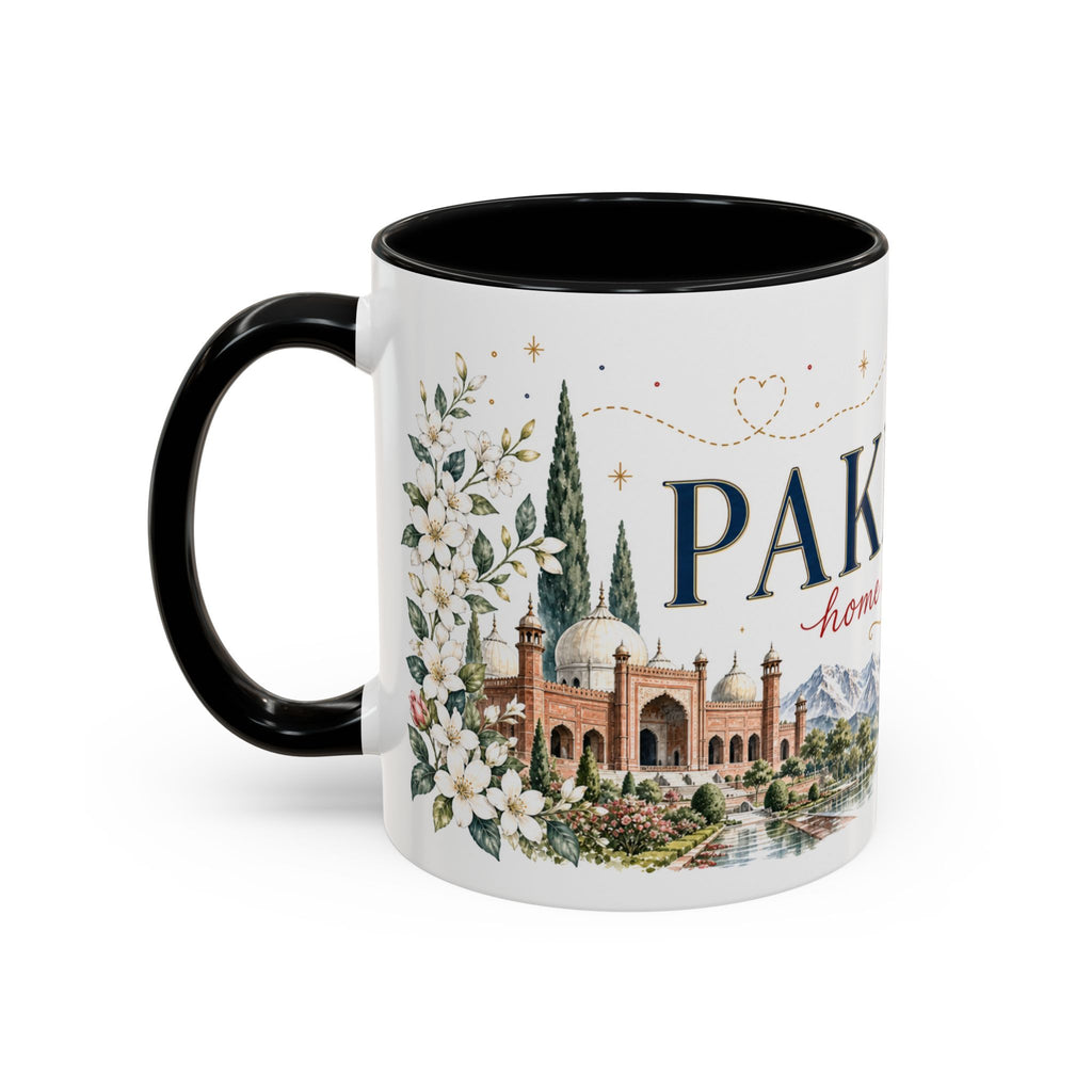 Pakistan Home Country Mug | Moving Away Gift | Long Distance Friendship | 11 oz 15 oz Accent Mug