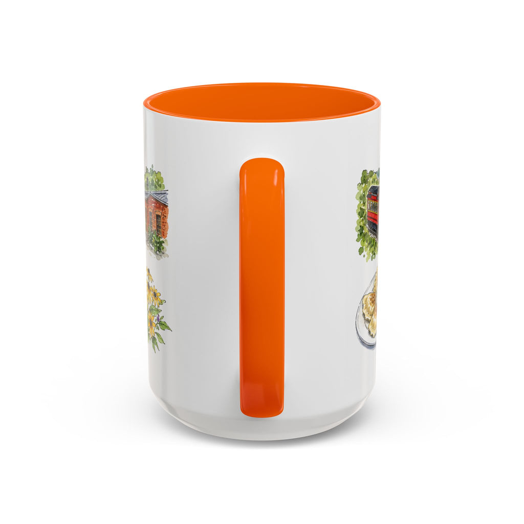 Pittsburgh Illustrated Travel Mug | City Souvenir Accent Coffee Mug | 11oz 15oz Ceramic Cup