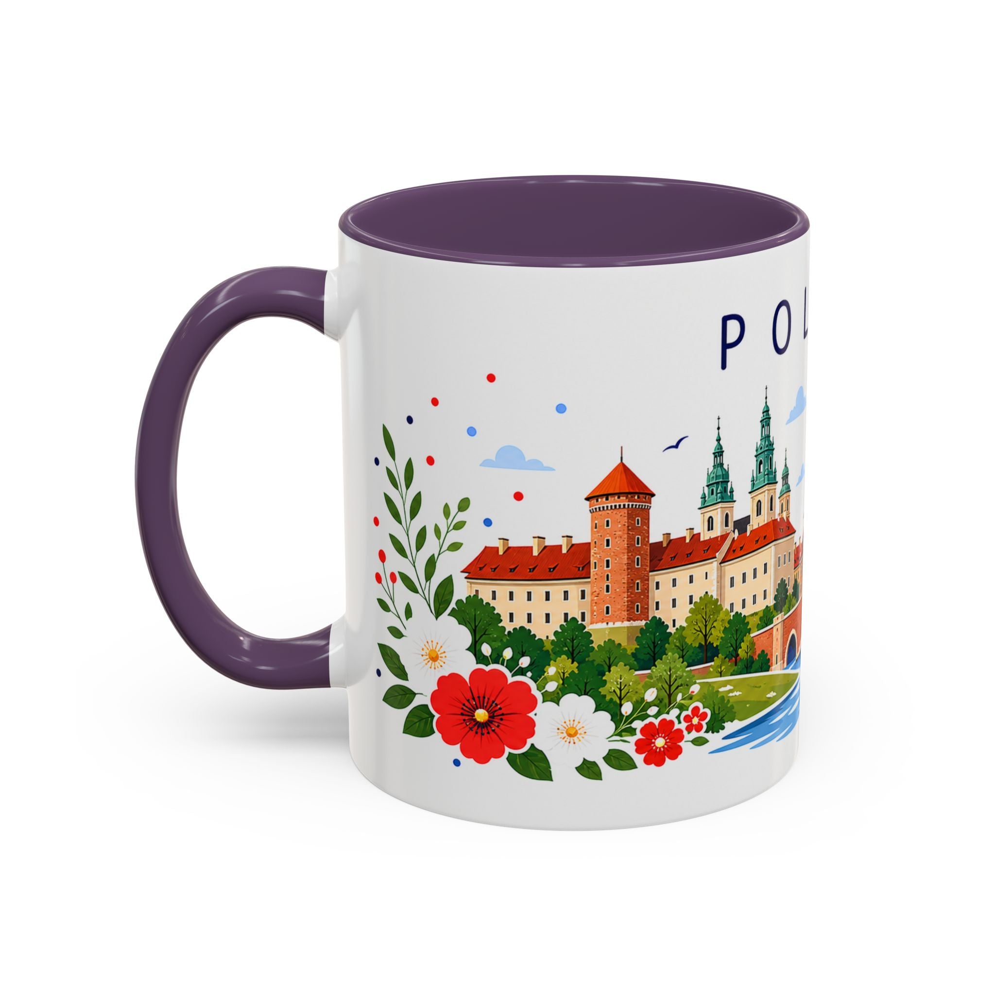 Poland Coffee Mug | Travel Souvenir Accent Mug | Place Gift Ceramic Cup 11oz 15oz
