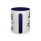Olympic Coffee Mug | National Park Hiking Rainforest Gift | Accent Color Ceramic 11oz 15oz