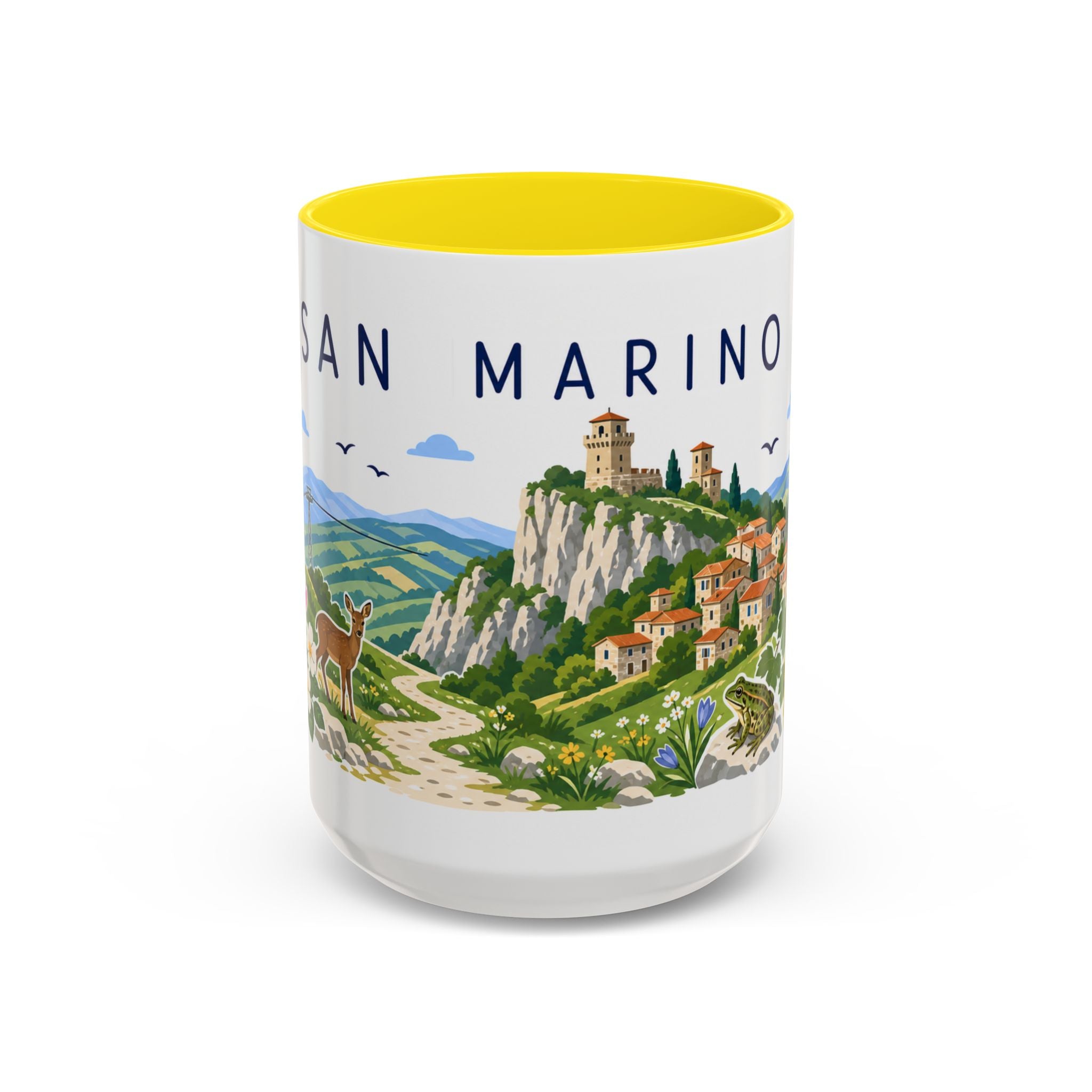 San Marino Coffee Mug | Travel Souvenir Accent Mug | Country Gift Ceramic Cup 11oz 15oz