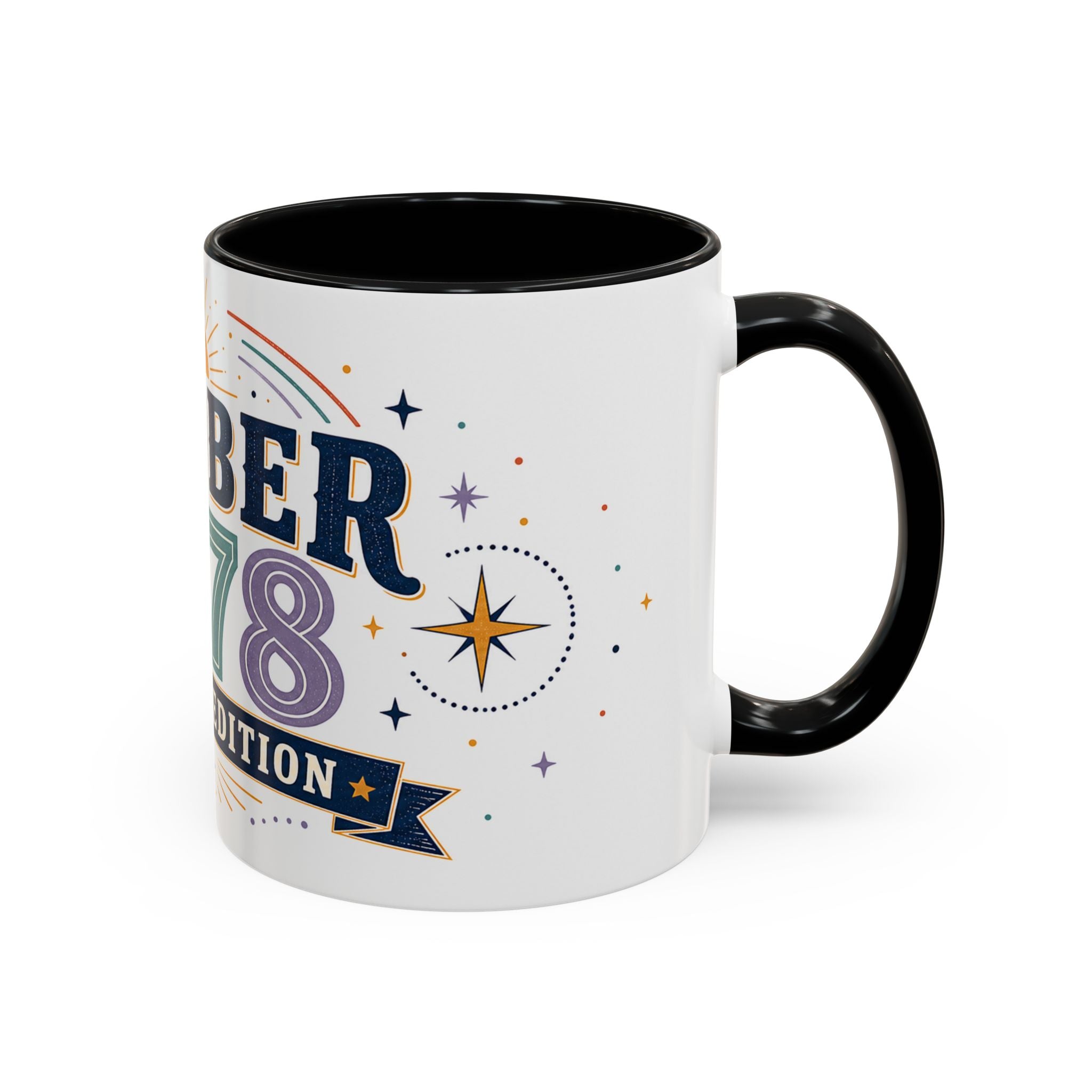 Custom Birthday Mug | Celestial Retro Design, Limited Edition (11oz or 15oz)