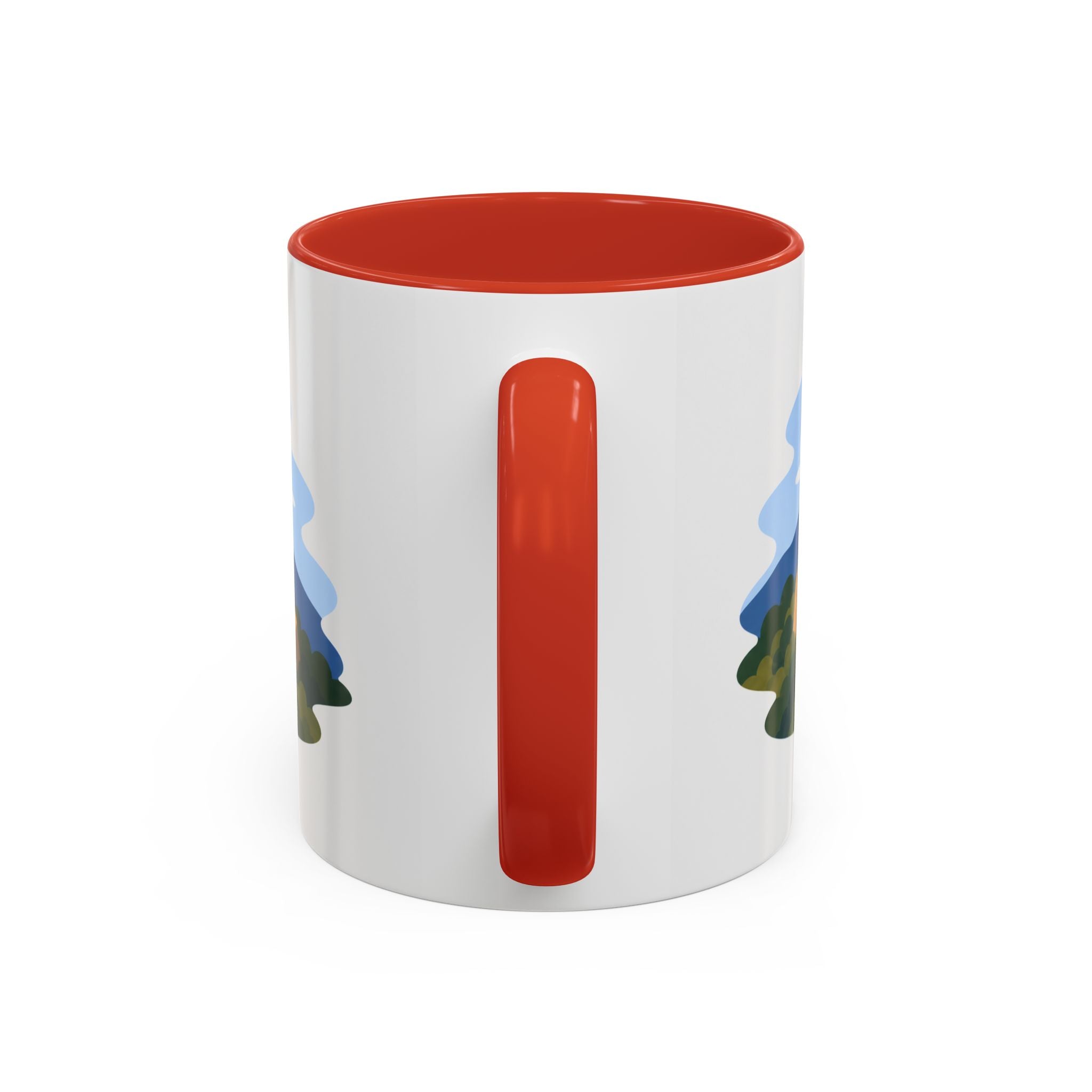 Pinnacles National Park Coffee Mug | Solid Color Block Park Souvenir | 11oz 15oz Accent Mug