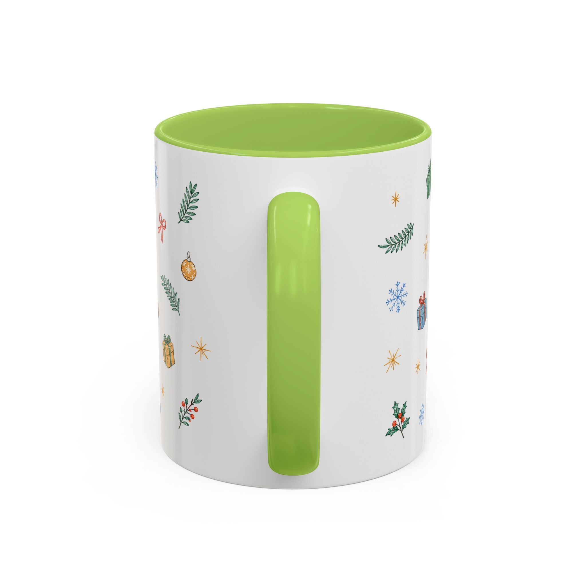 Angkor Christmas Mug | Watercolor Travel Souvenir | Holiday Gift | Accent Ceramic Coffee Cup 11oz 15oz